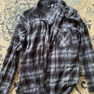 Blue comfortable flannel - urban outfitters